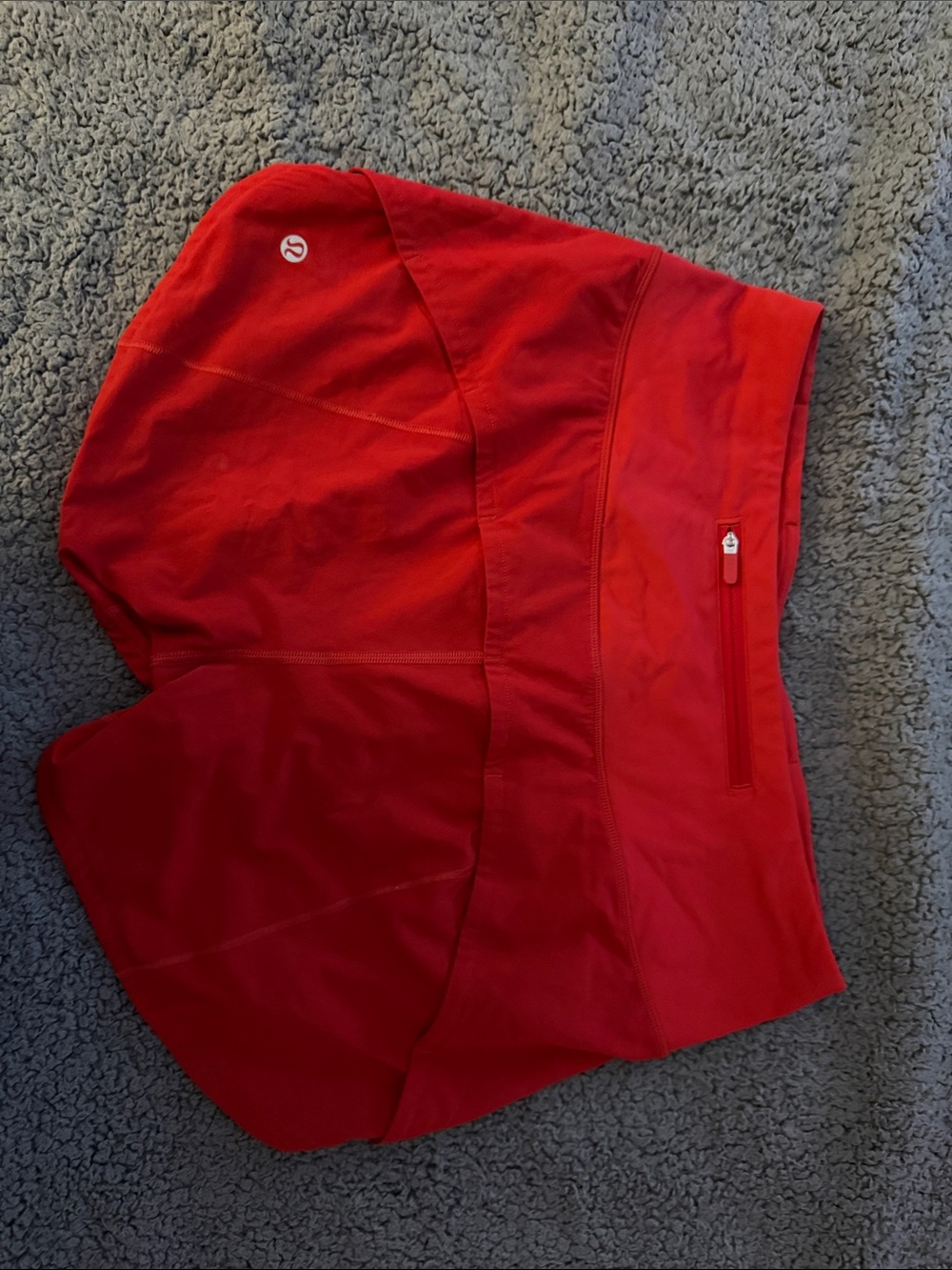 lululemon athletica Red High-Waist Athletic Shorts - Picture 2 of 2